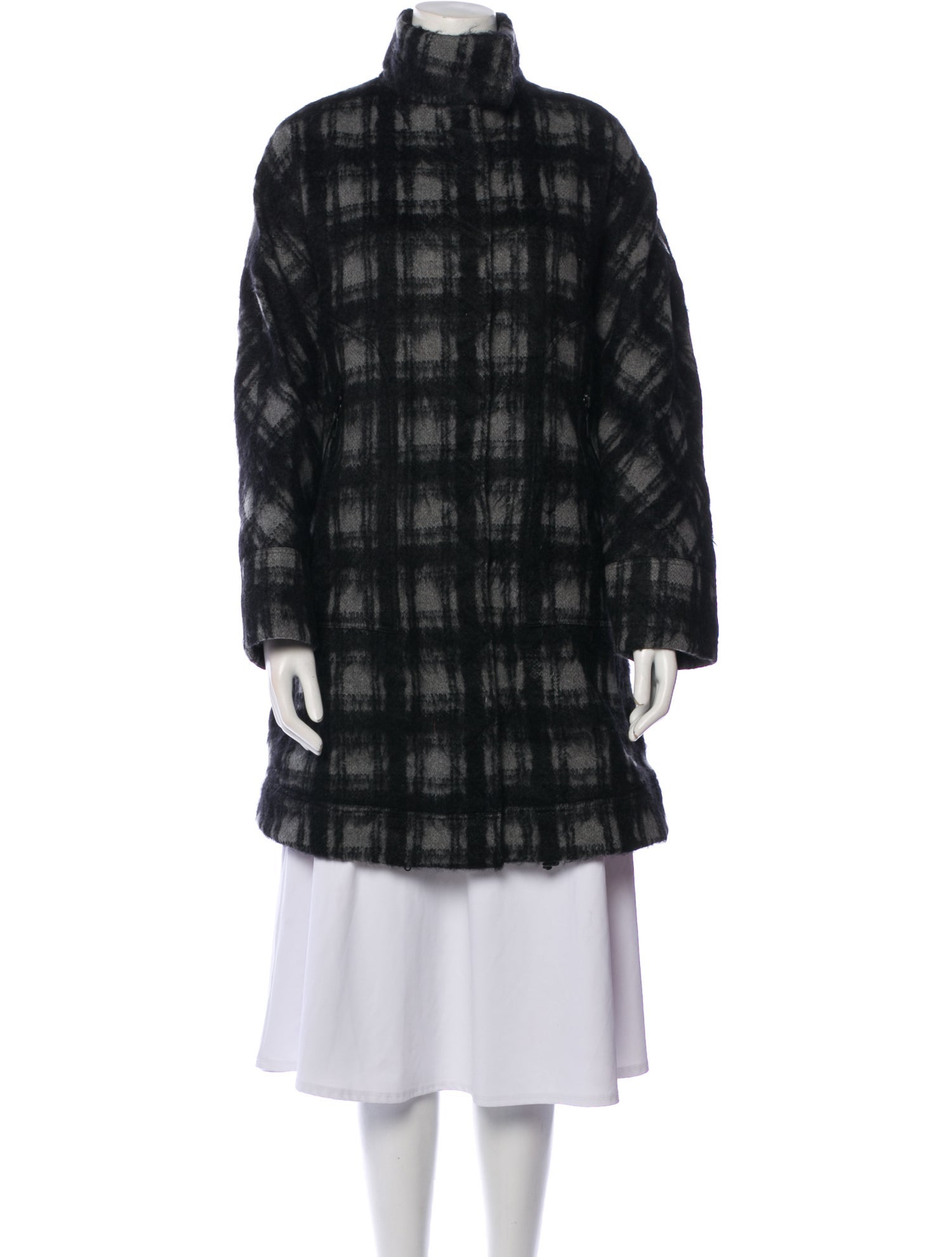 Moncler Gamme Rouge Elisa Mohair Down Coat