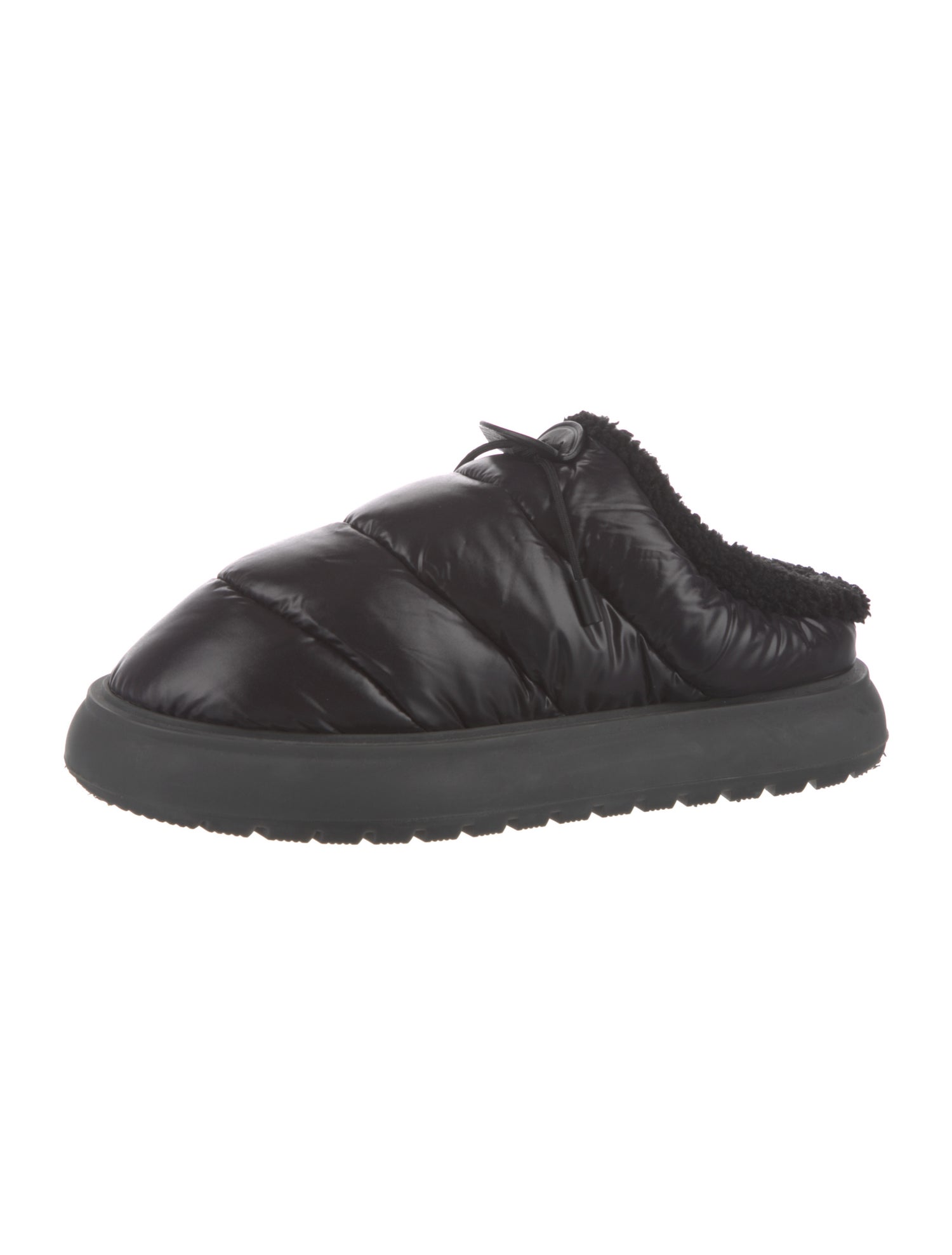 Moncler Nylon Slingback Flats