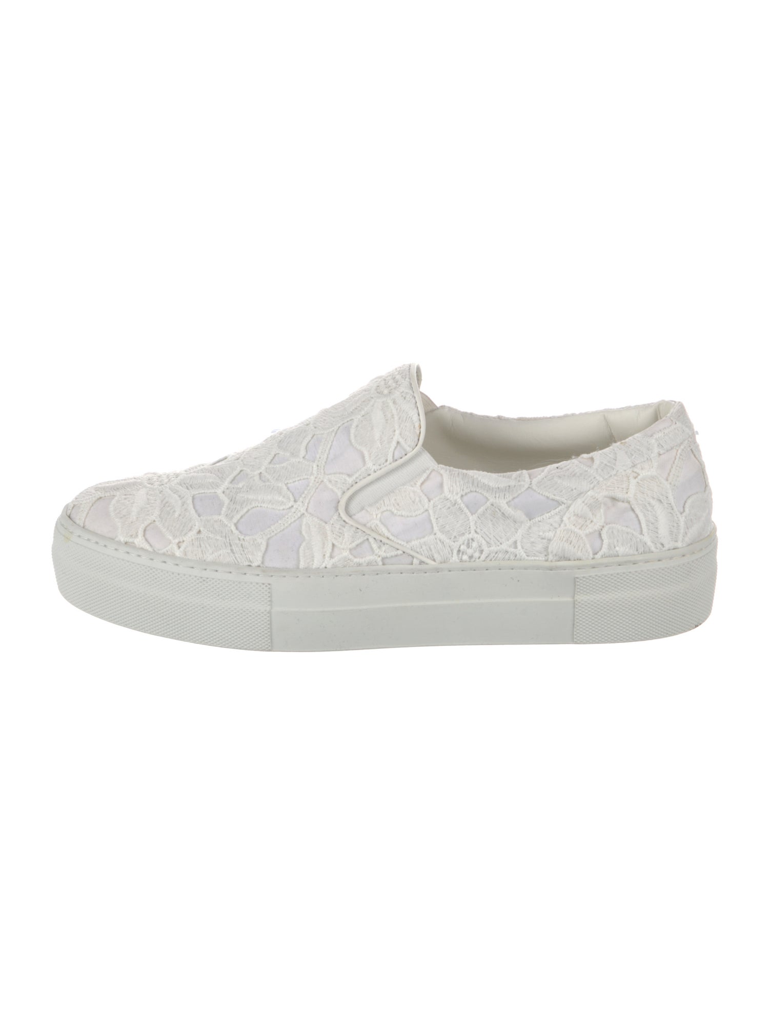 Moncler Lace Embroidered Accent Sneakers