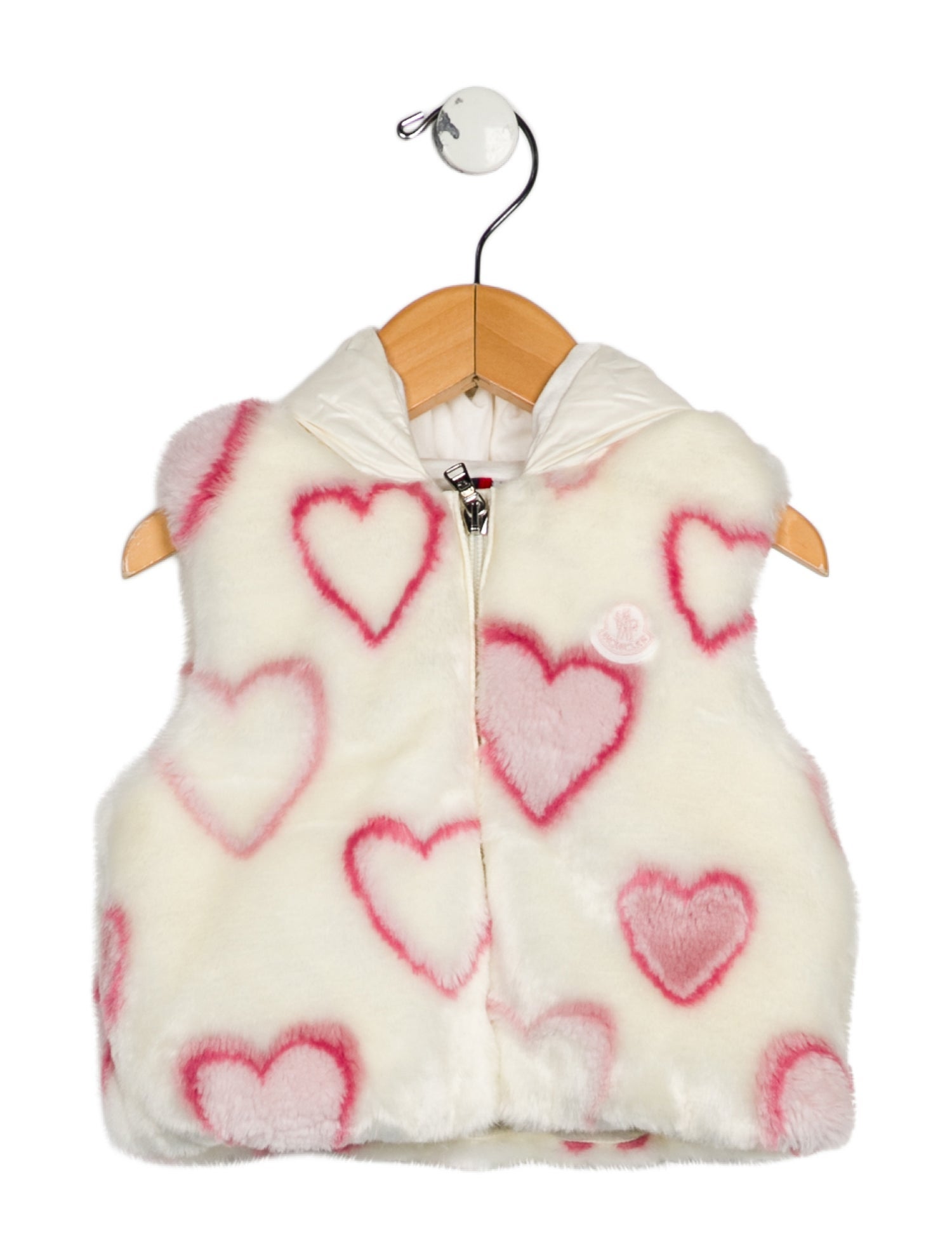 Moncler Infant Girls' Faux Fur Down Vest