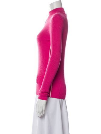 Moncler Virgin Wool Mock Neck Top