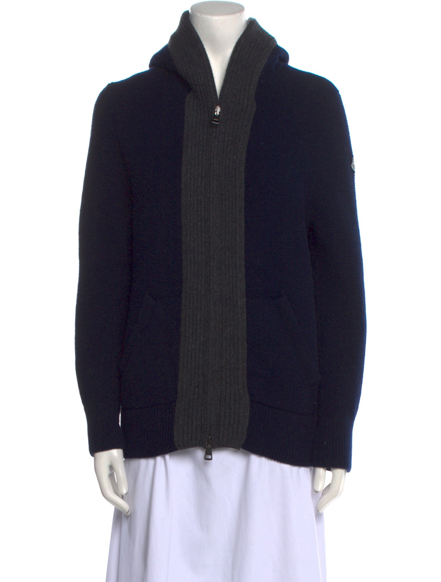 Moncler Virgin Wool V-Neck Sweater