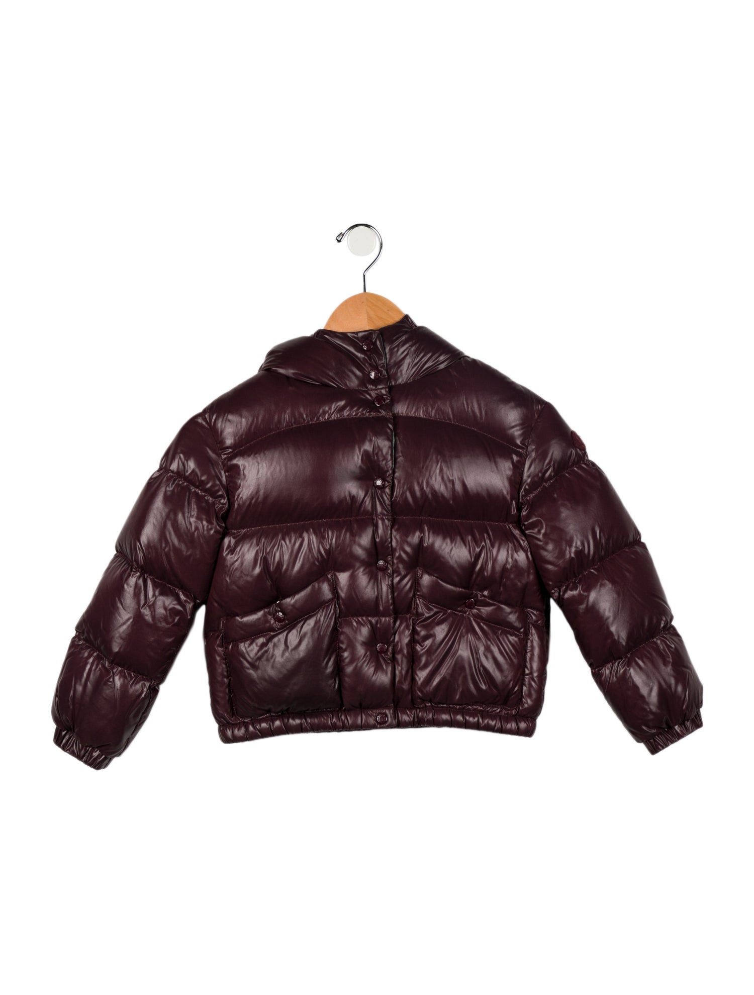 Moncler Kids' Down Hooded Puffer Jacket