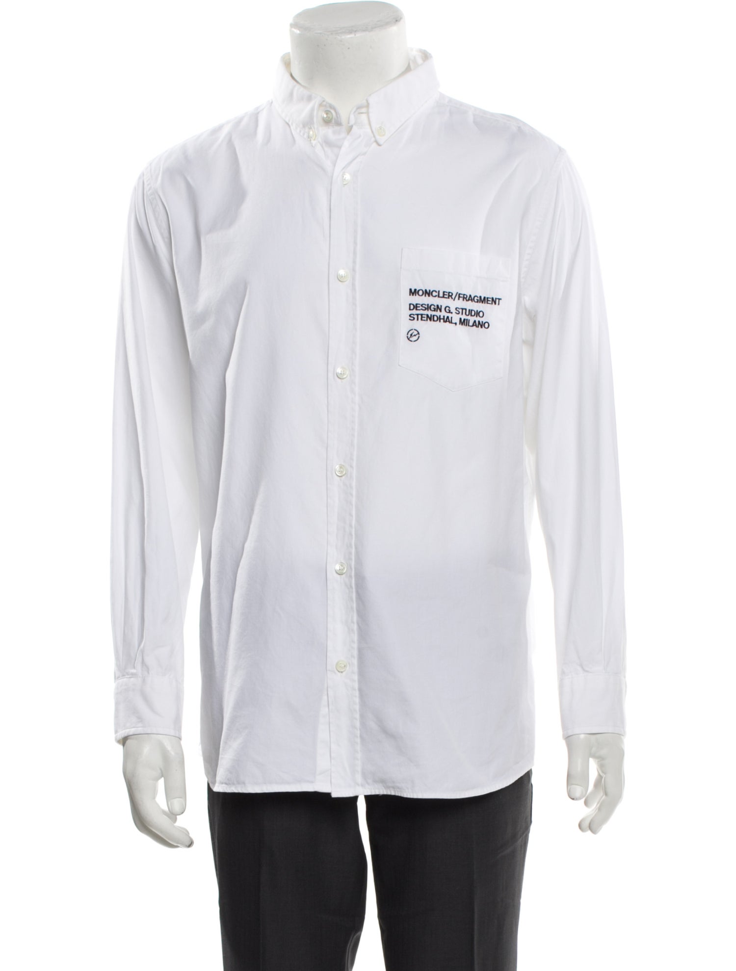 Moncler Graphic Print Long Sleeve Shirt