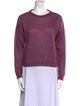 Moncler Mohair Bateau Neckline Sweater