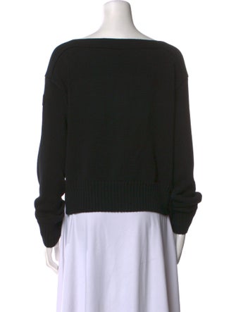 Moncler Bateau Neckline Long Sleeve Sweatshirt