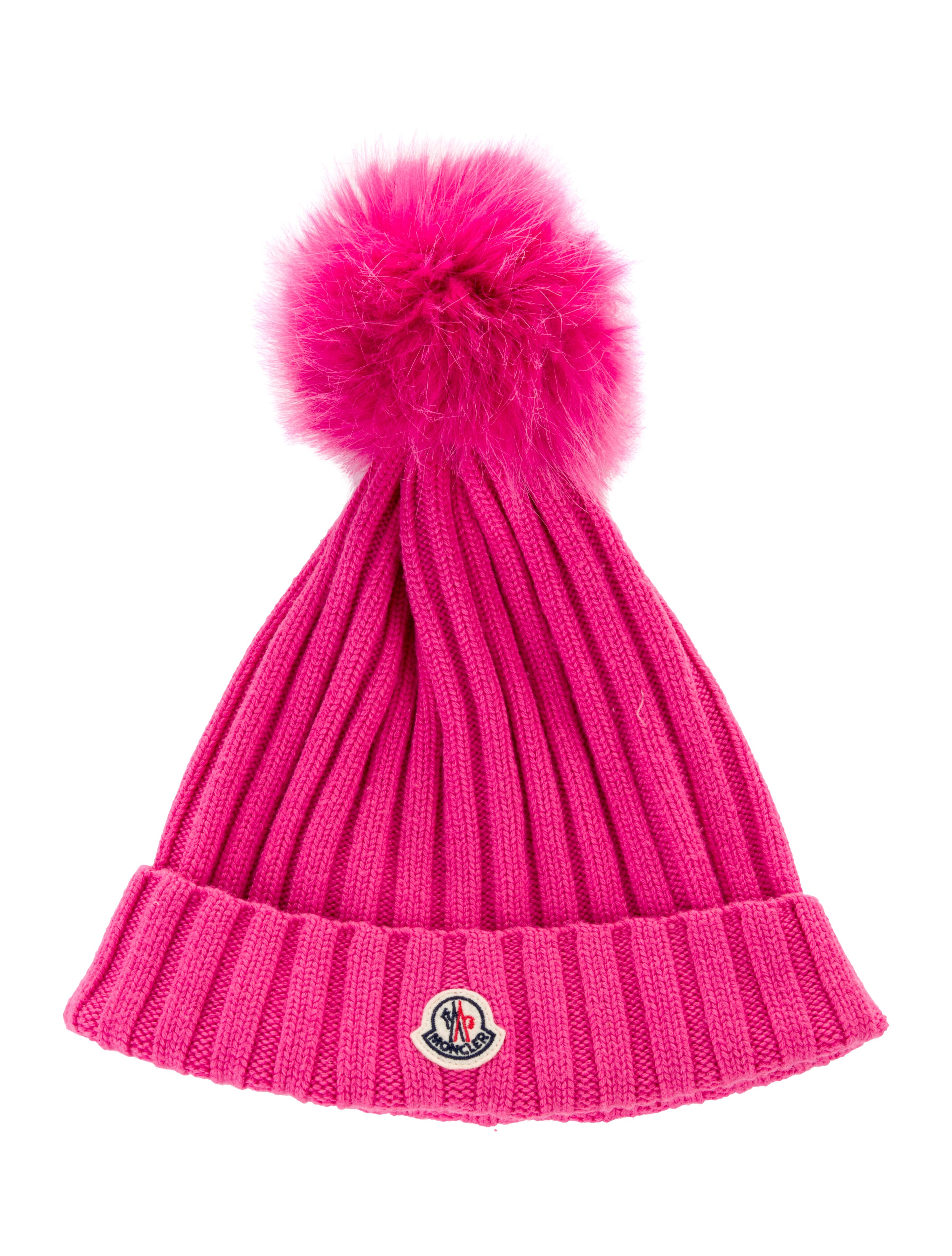 Moncler Embroidered Logo Knitted Beanie