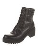 Moncler Leather Combat Boots