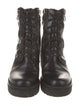 Moncler Leather Combat Boots