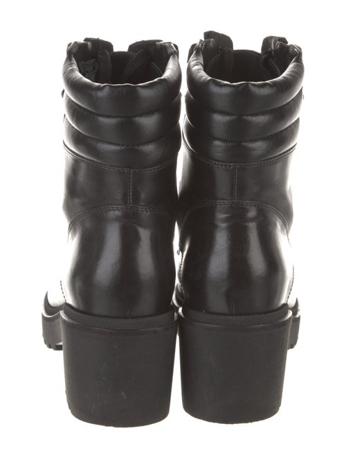 Moncler Leather Combat Boots