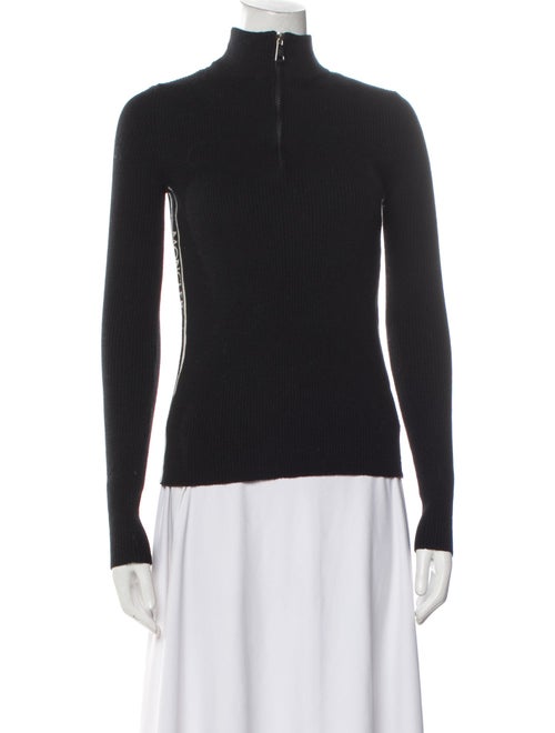 Moncler Virgin Wool Mock Neck Sweater