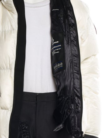 Moncler Colorblock Pattern Puffer Coat