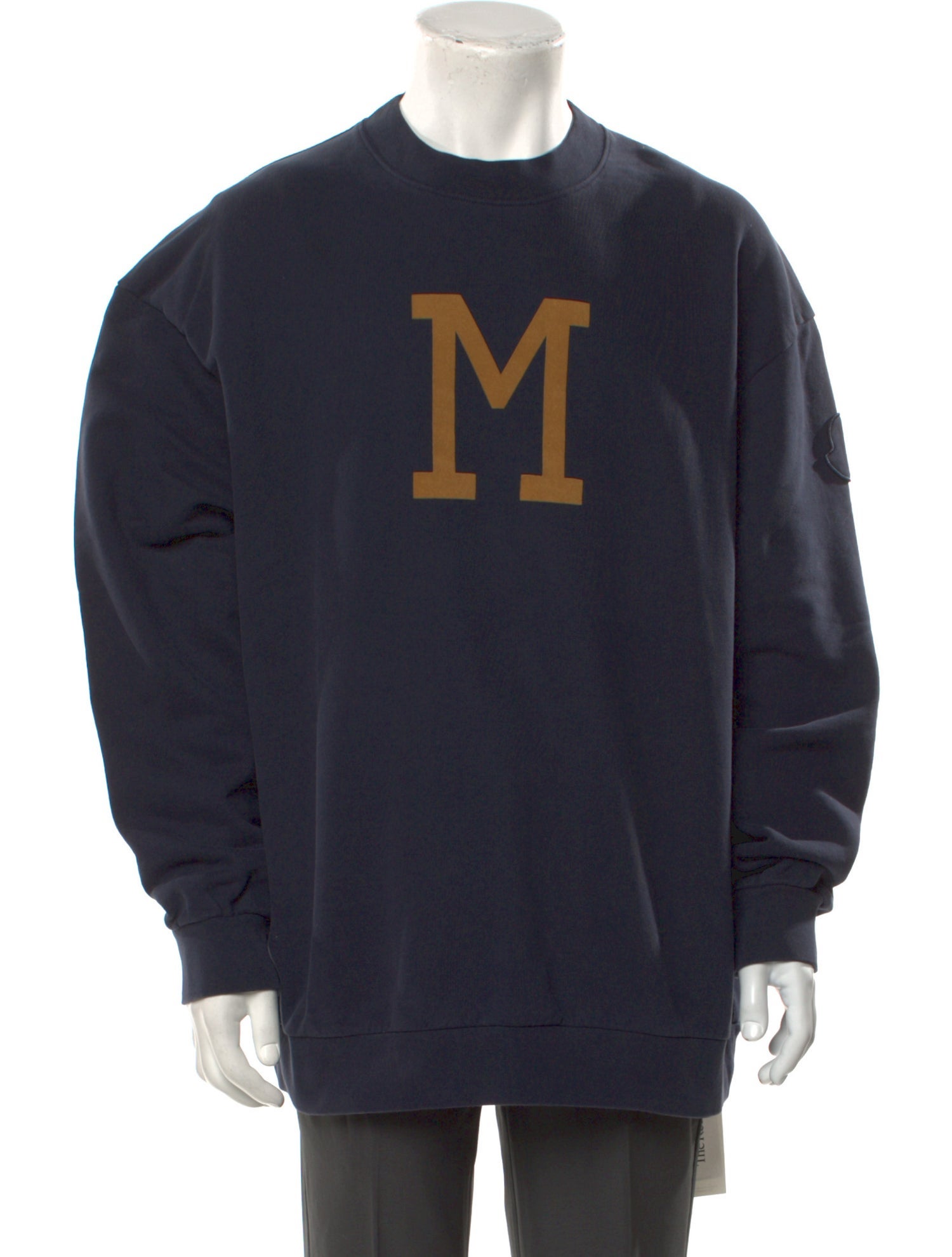 Mastermind Japan Graphic Print Crew Neck Hoodie - Black
