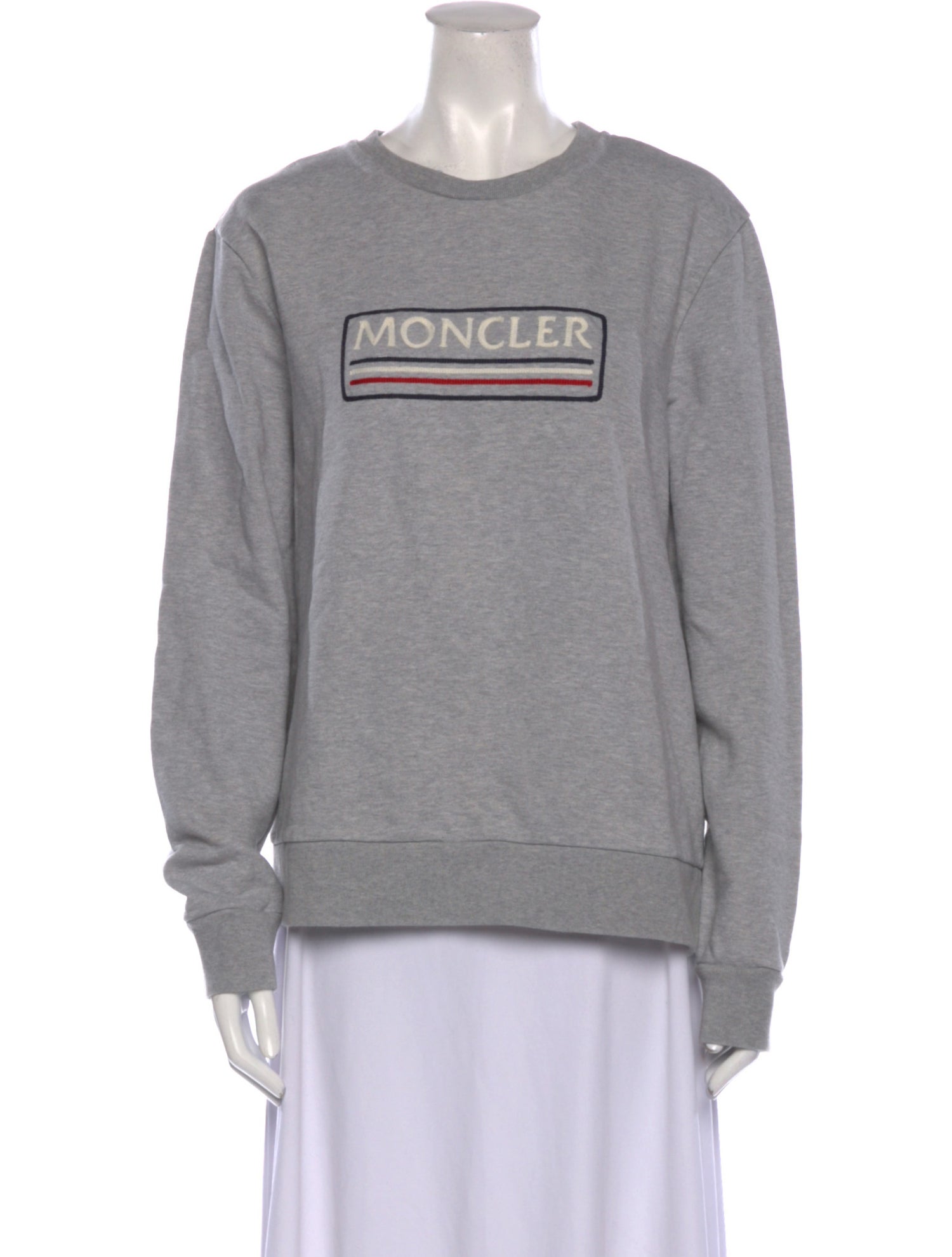 Moncler Graphic Print Crew Neck Sweatshirt