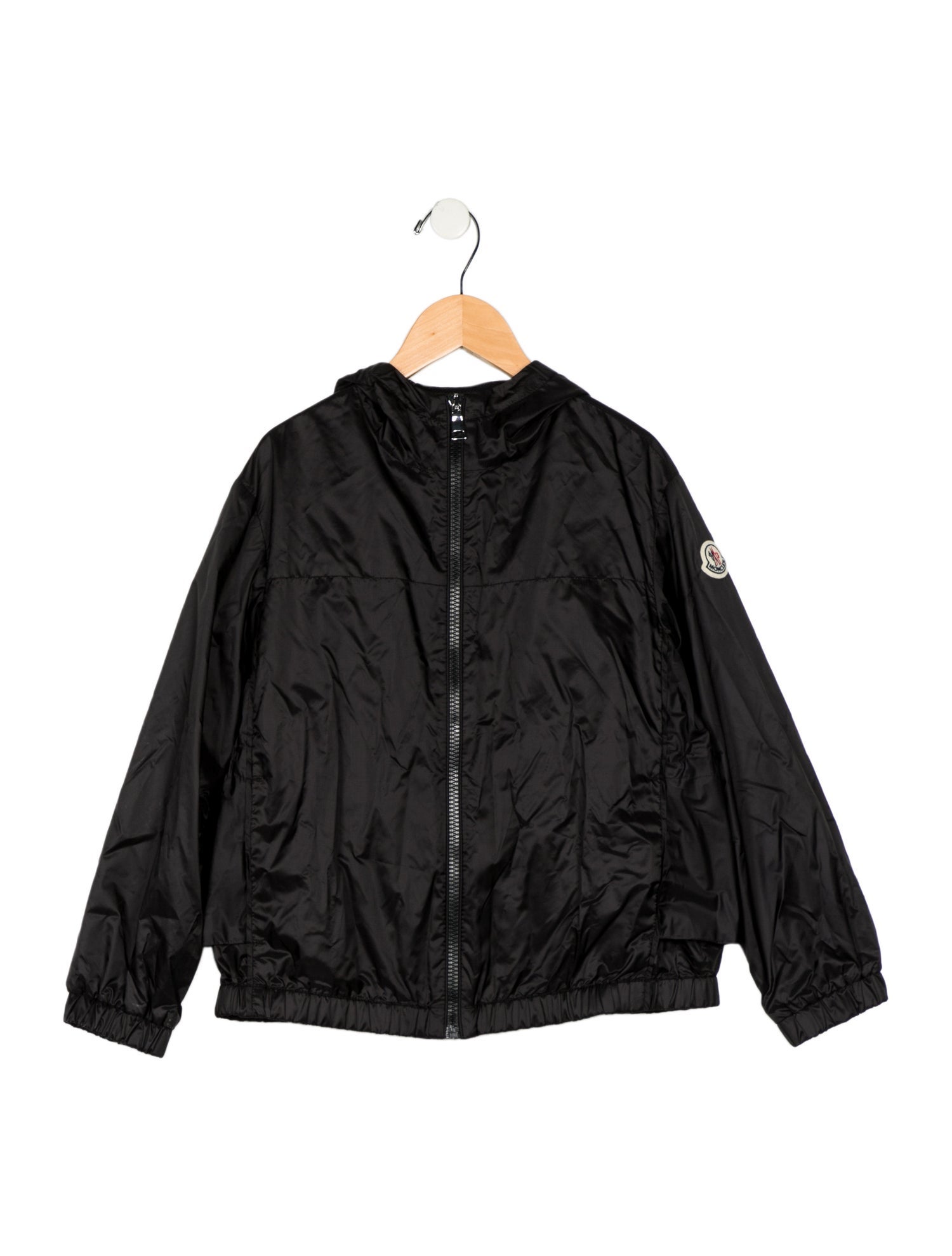 Moncler Kids Girls' Solid Hooded Jacket