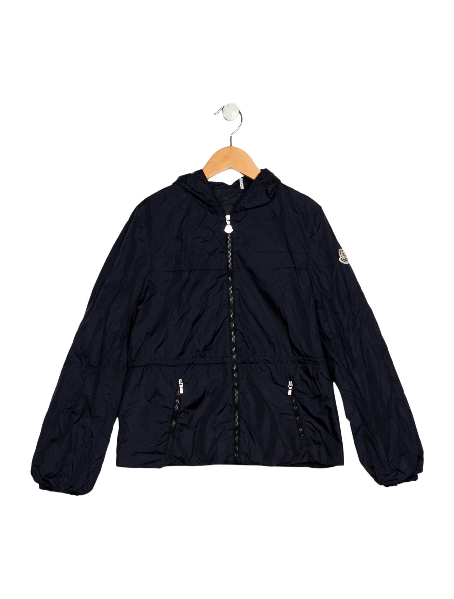 Moncler Kids Boys' Solid Hooded Jacket