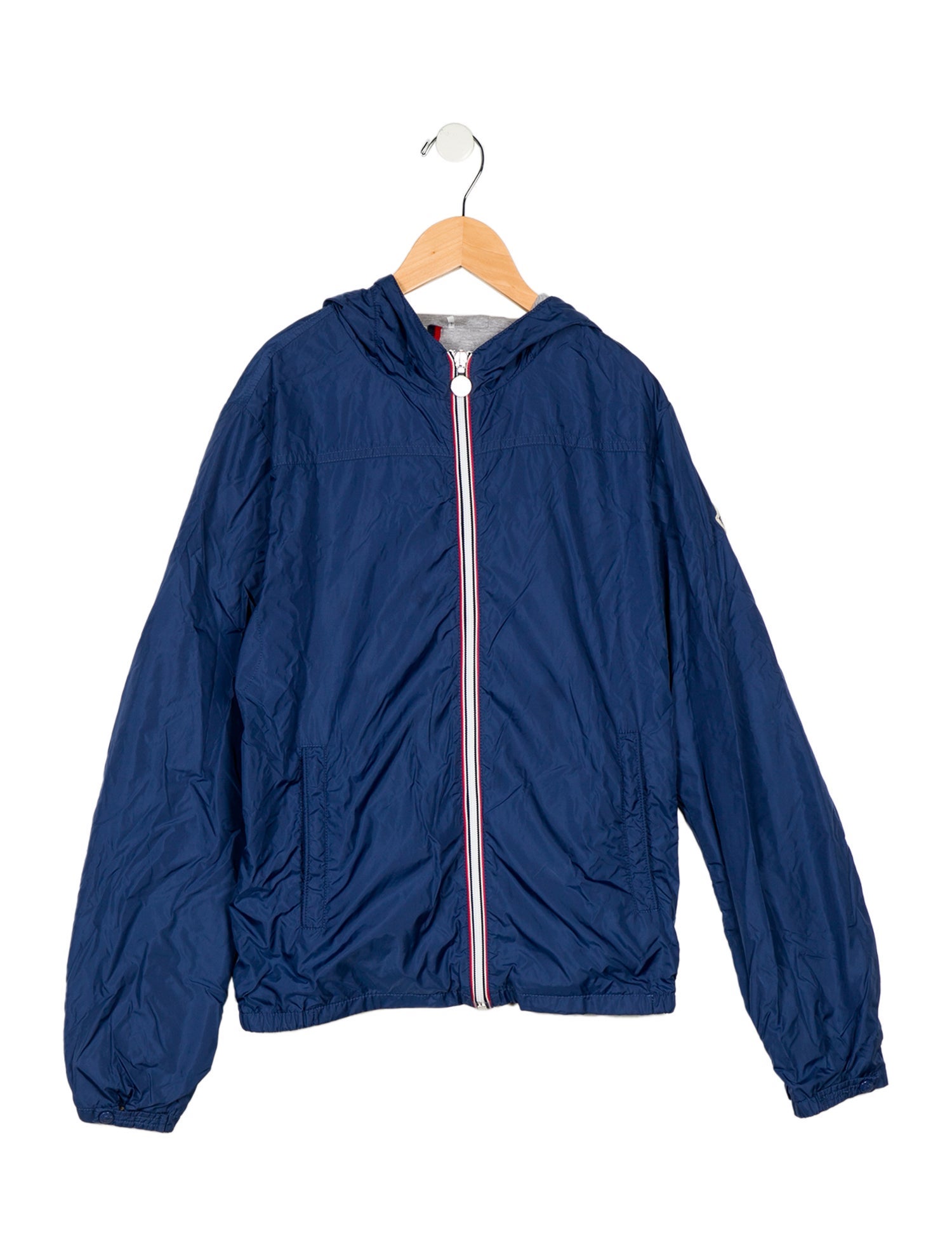 Moncler Kids Boys' Printed Hooded Jacket