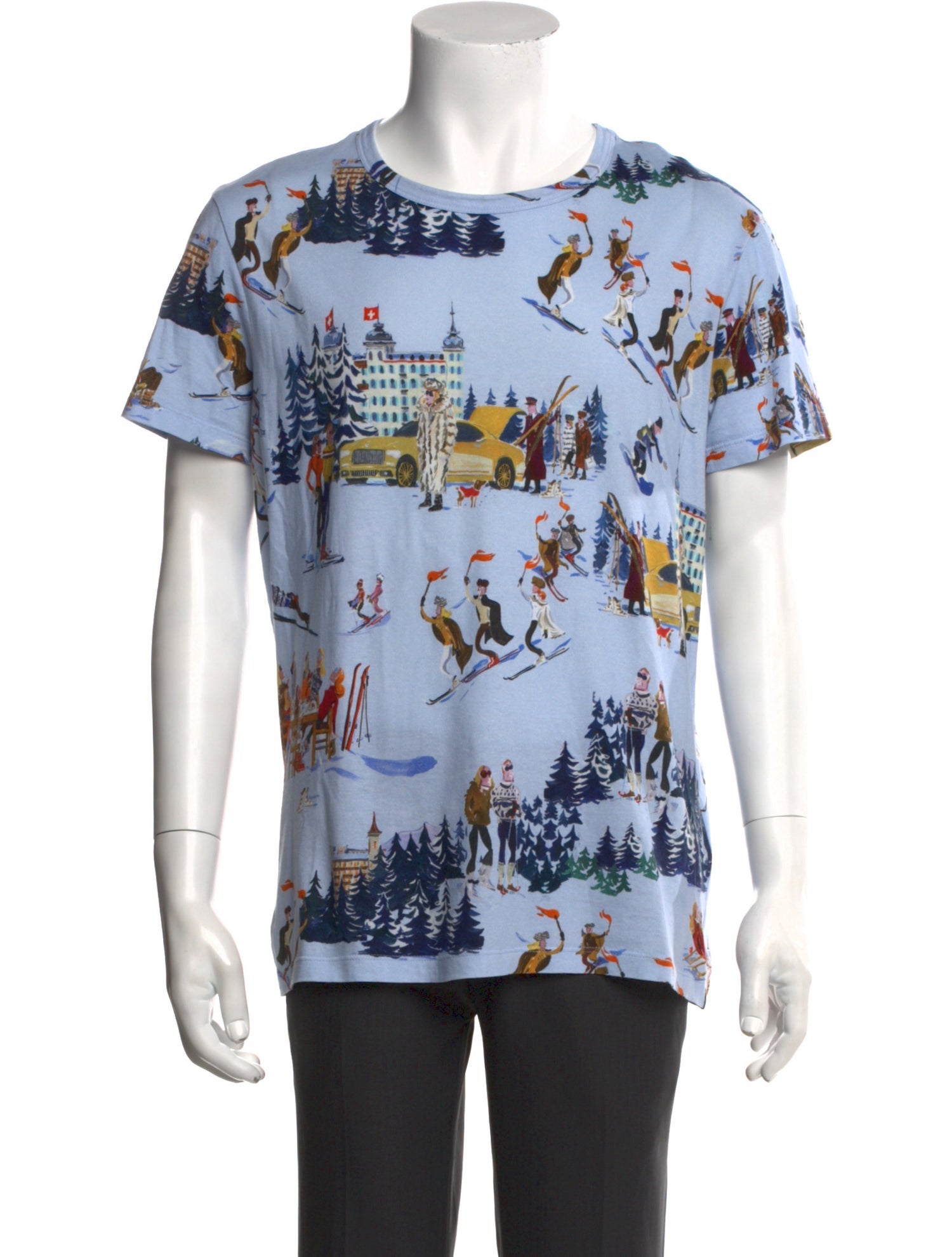 Moncler Printed Crew Neck T-Shirt