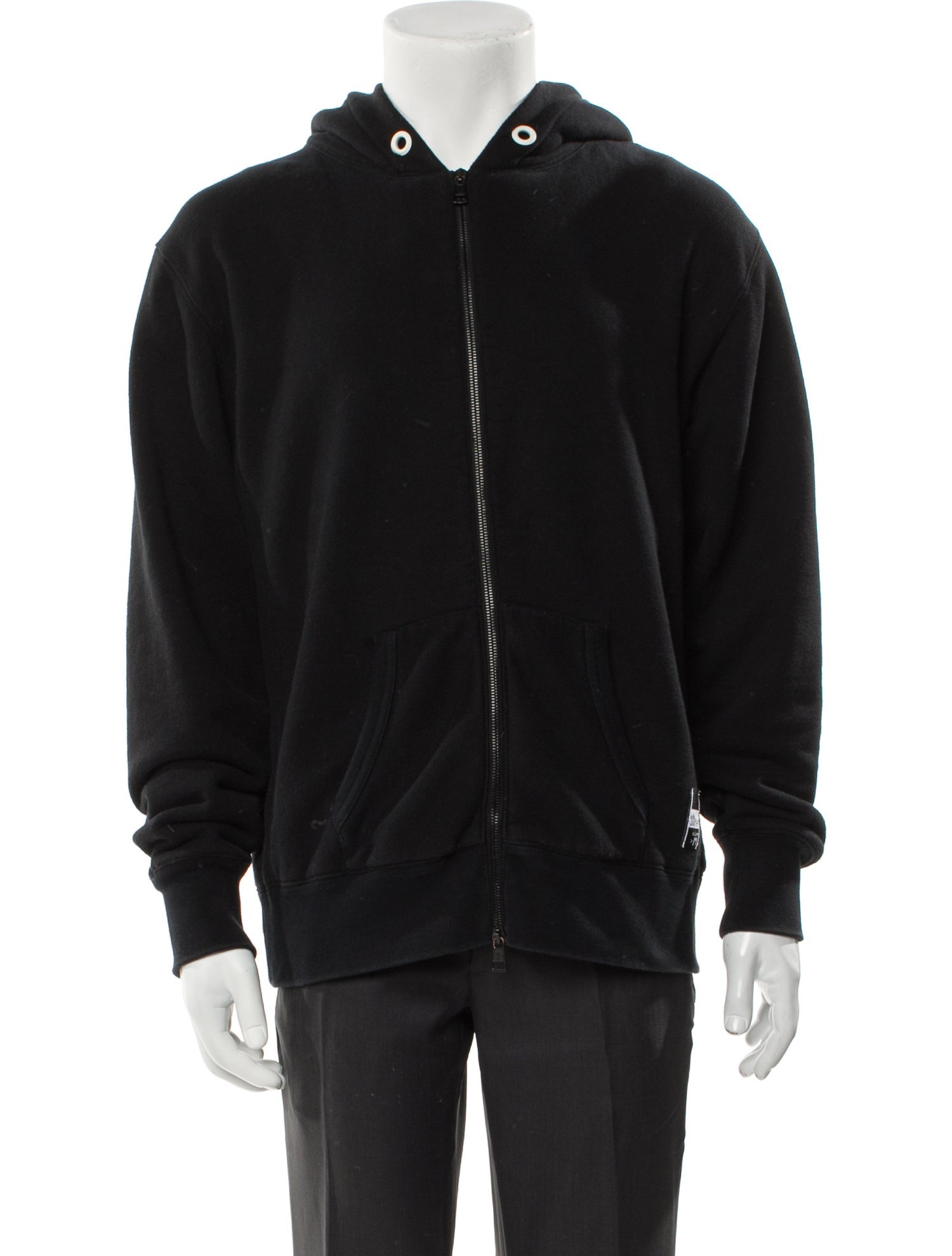 Moncler V-Neck Long Sleeve Hoodie