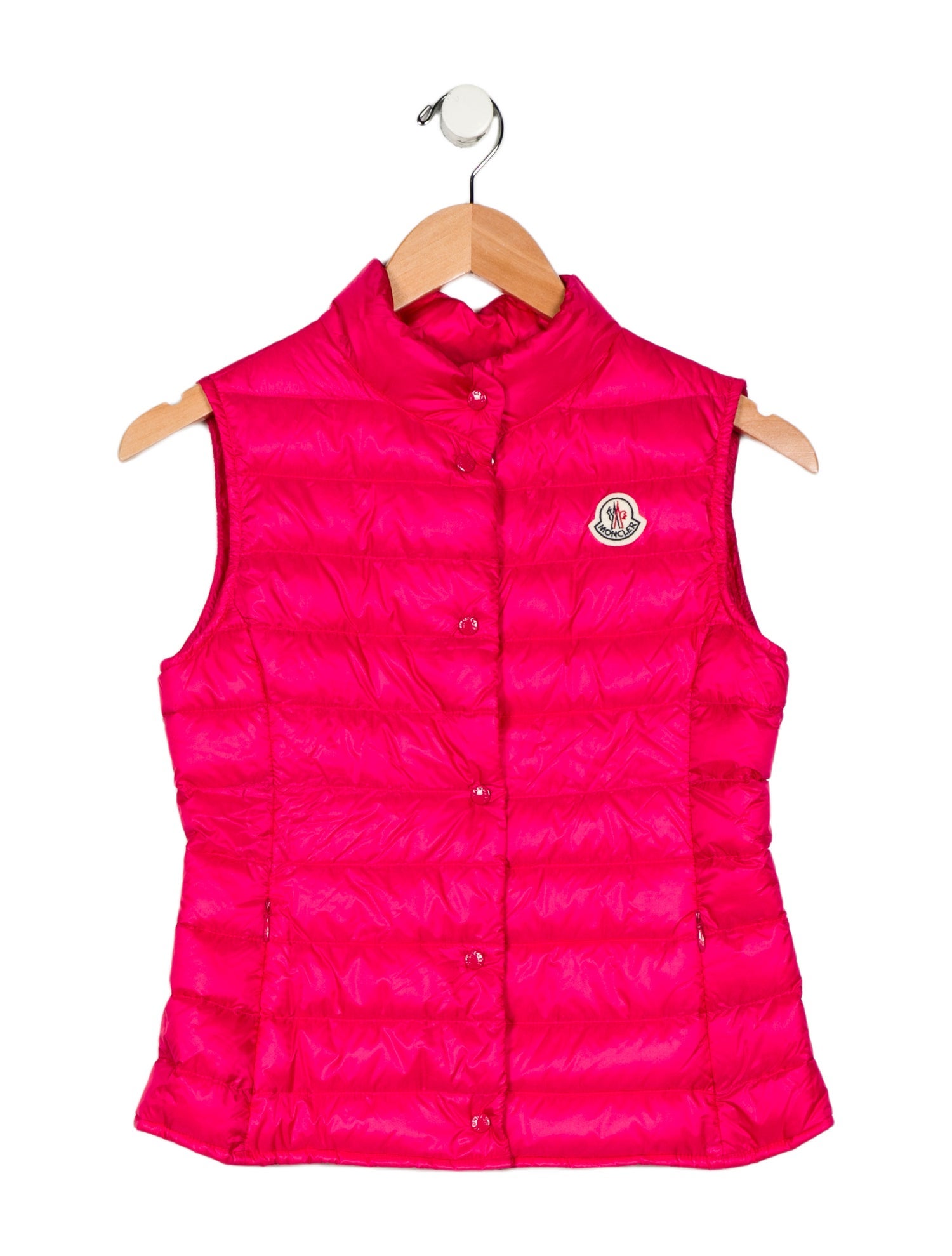 Moncler Kids Girls' Solid Down Vest