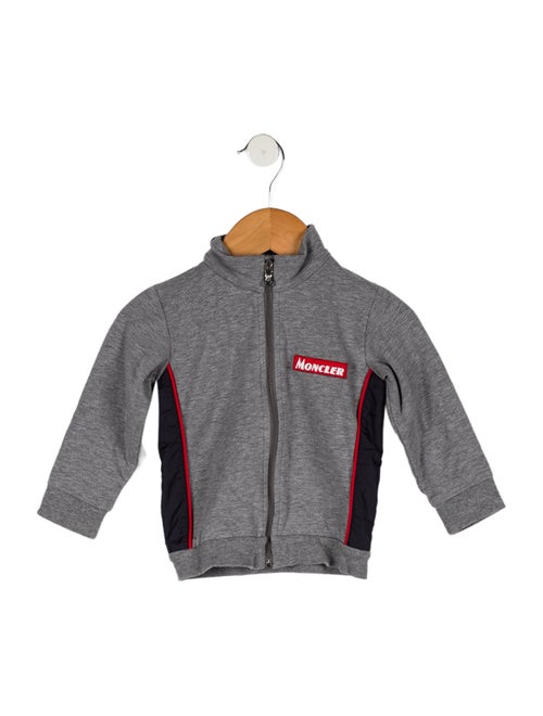Moncler Infants' Logo Patch Zip Up Sweatshirt