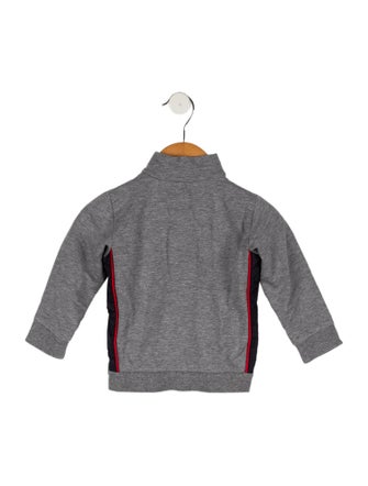 Moncler Infants' Logo Patch Zip Up Sweatshirt