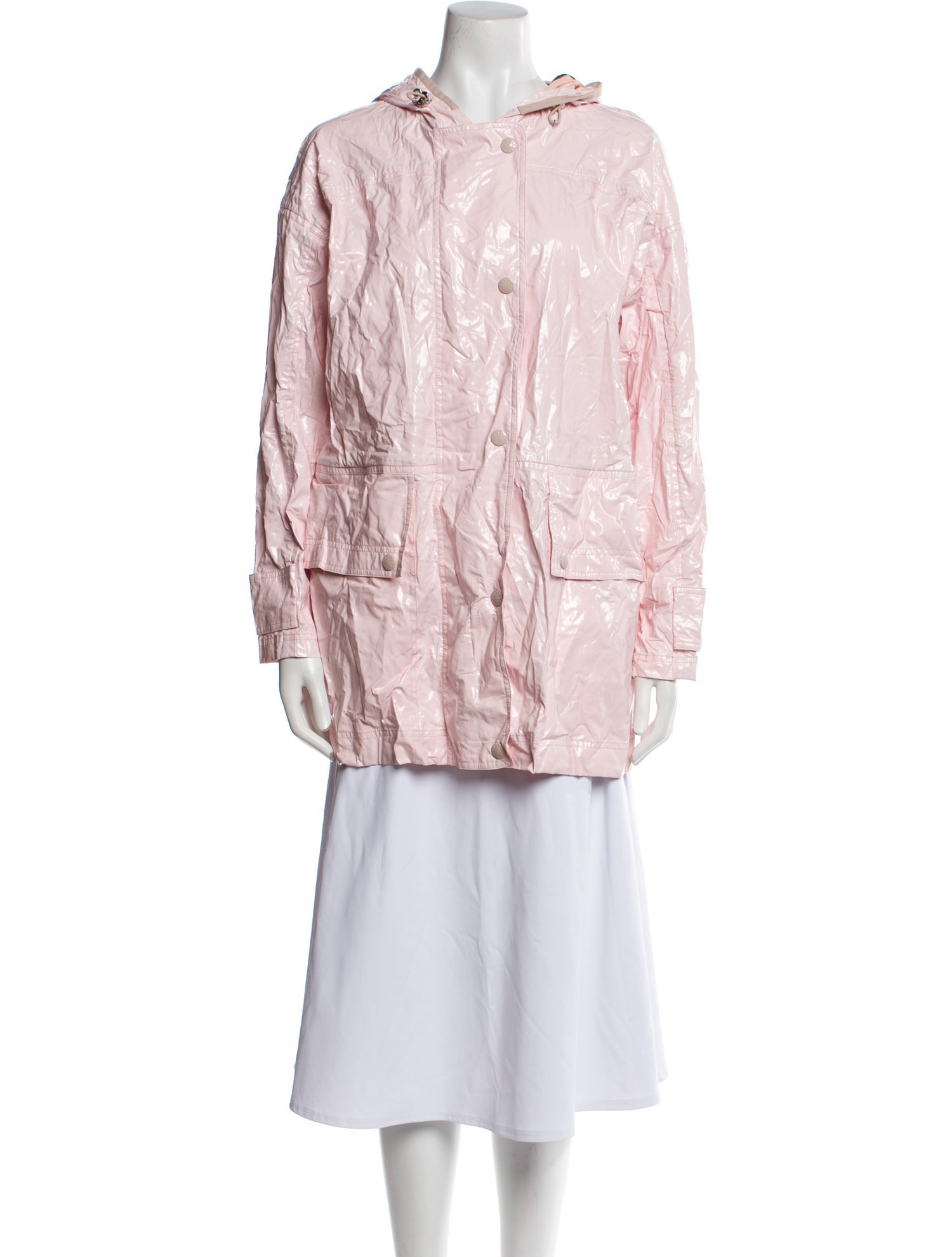 Moncler Printed Faux Fur Jacket