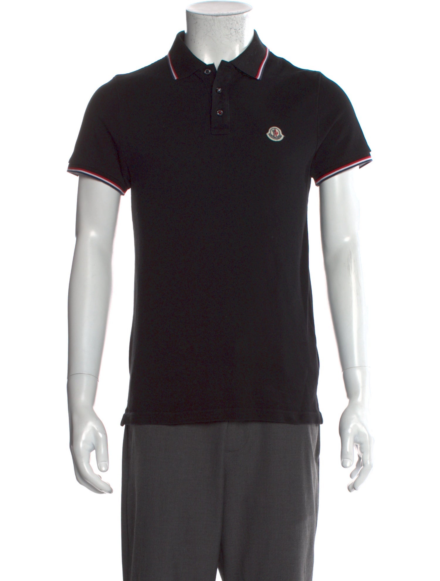 Moncler Crew Neck Short Sleeve Polo Shirt
