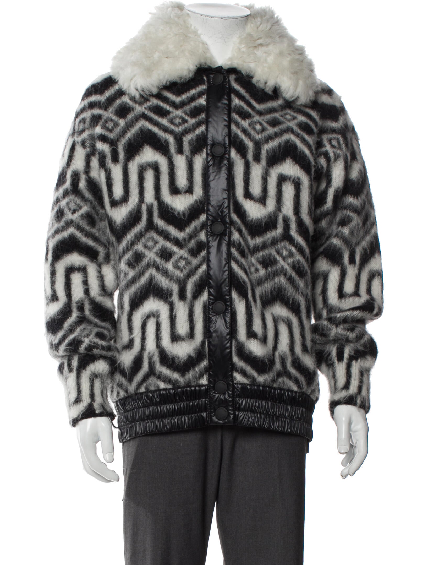 Moncler Grenoble Alpaca Printed Parka