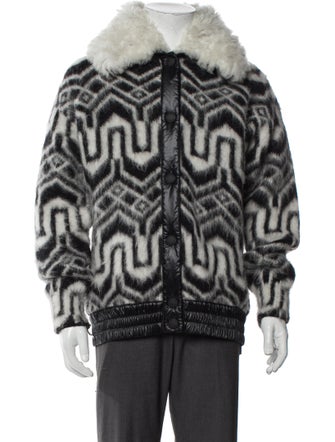 Moncler Grenoble Alpaca Printed Parka