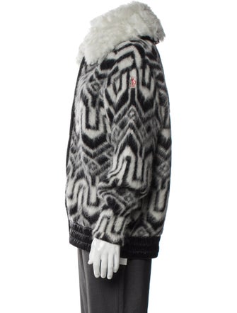 Moncler Grenoble Alpaca Printed Parka