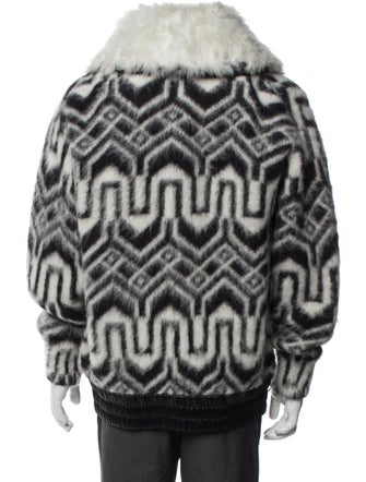 Moncler Grenoble Alpaca Printed Parka