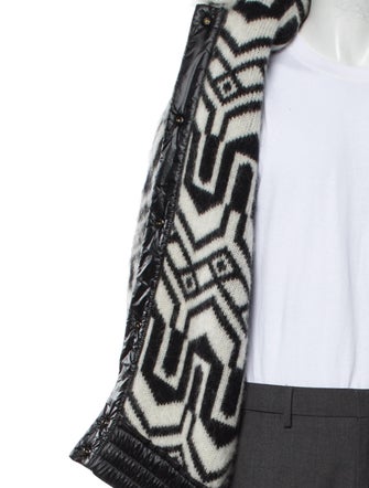 Moncler Grenoble Alpaca Printed Parka