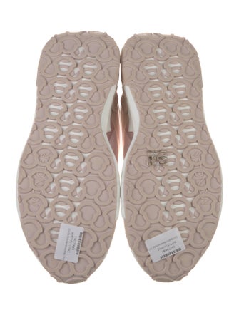 Moncler Mesh Colorblock Pattern Athletic Sneakers