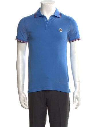 Moncler Collar Short Sleeve Polo Shirt