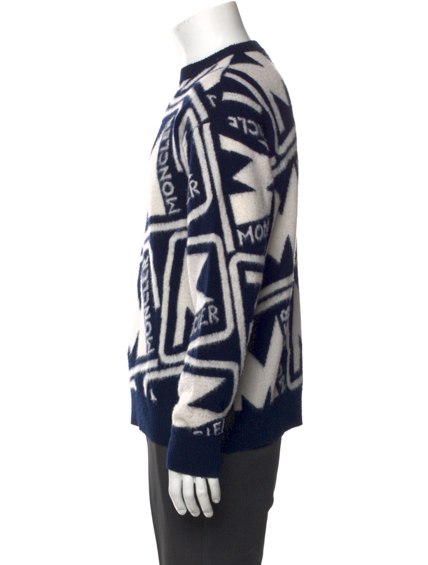 Moncler Virgin Wool Printed Pullover