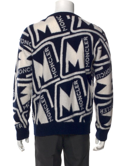 Moncler Virgin Wool Printed Pullover
