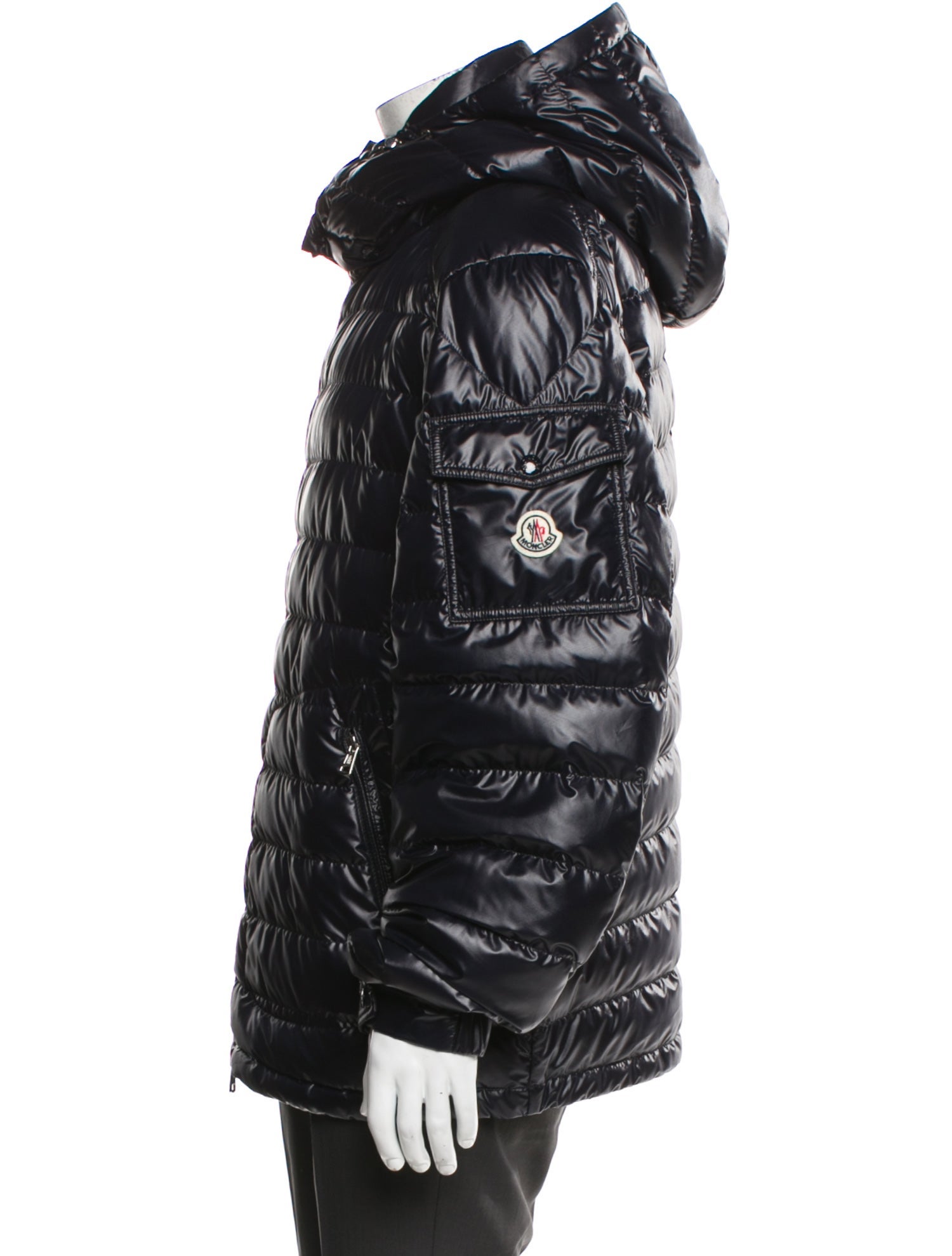 Moncler Puffer Coat - Grey Outerwear, Clothing - MOC157968