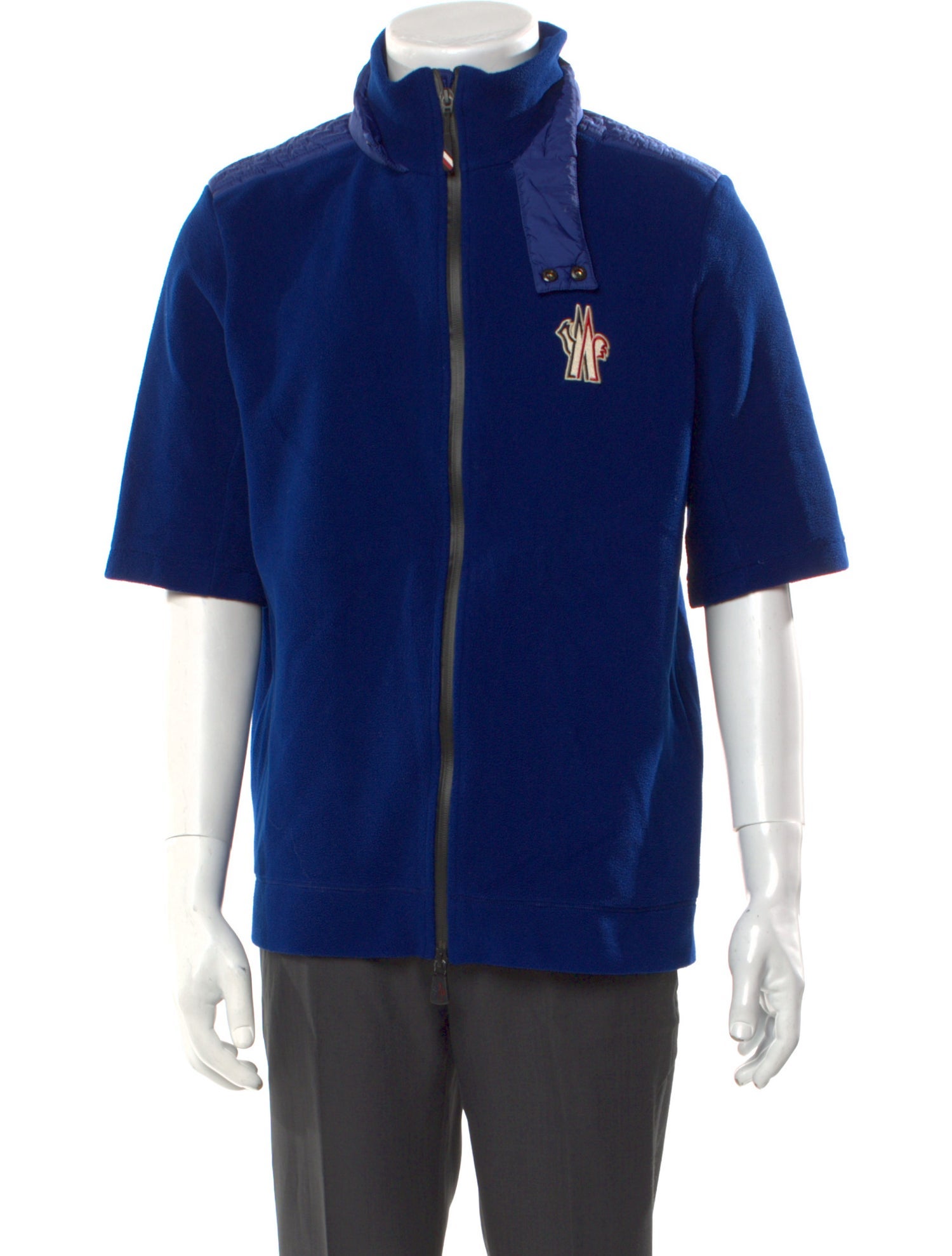 Moncler Graphic Print Turtleneck Cardigan