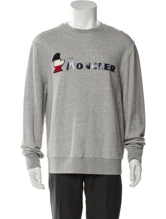 Moncler Graphic Print Crew Neck Pullover