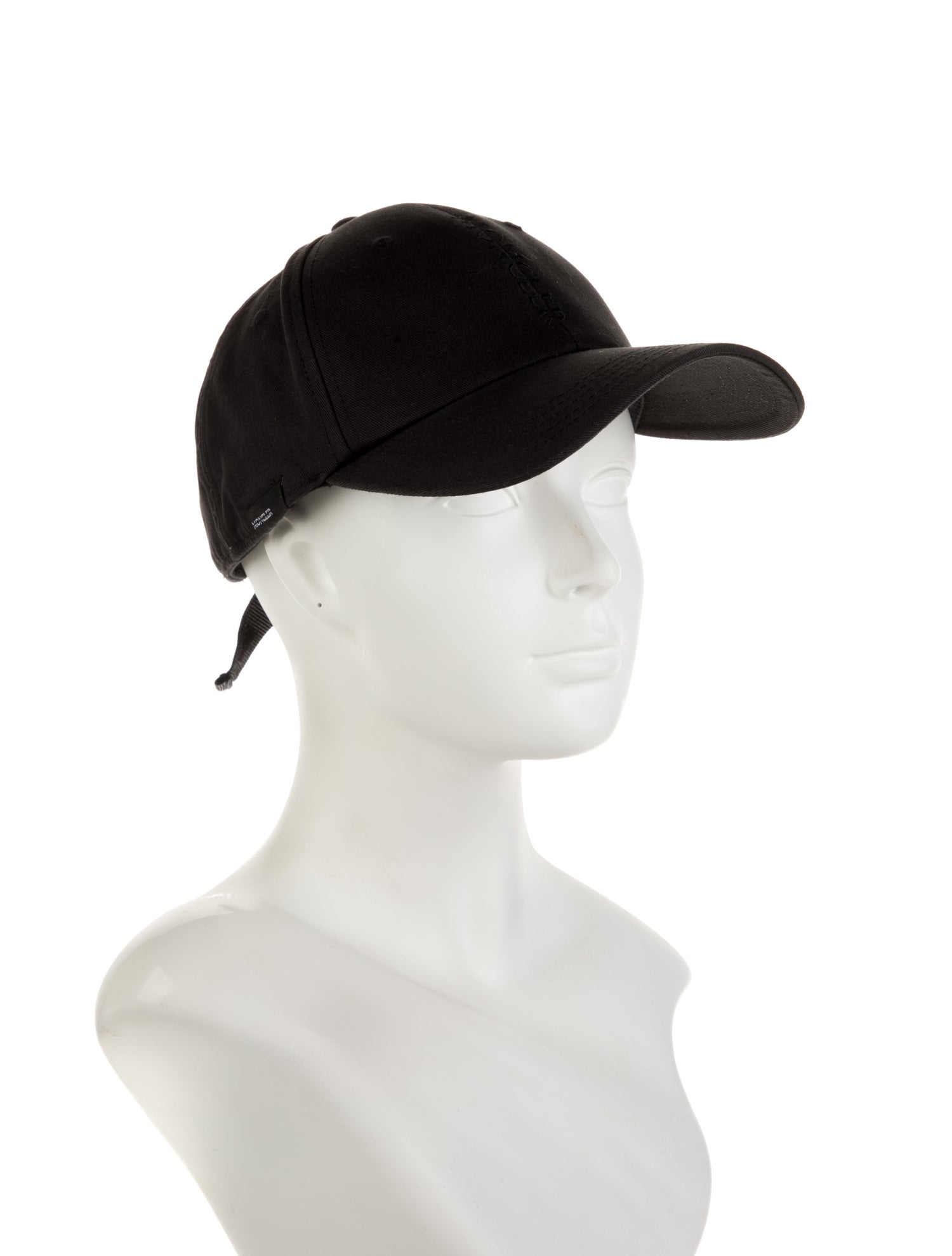 Moncler Black Baseball Hat One Size