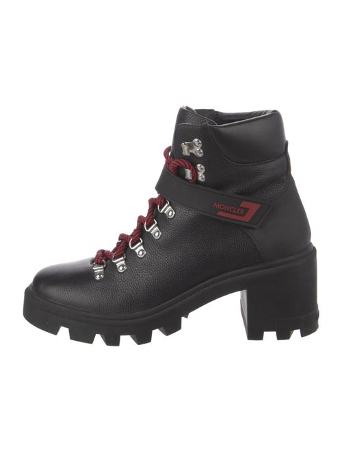 Moncler Leather Combat Boots