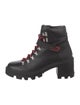 Moncler Leather Combat Boots