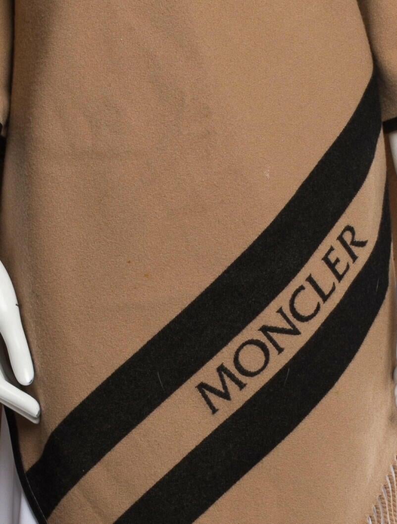 Moncler Virgin Wool Printed Shawl