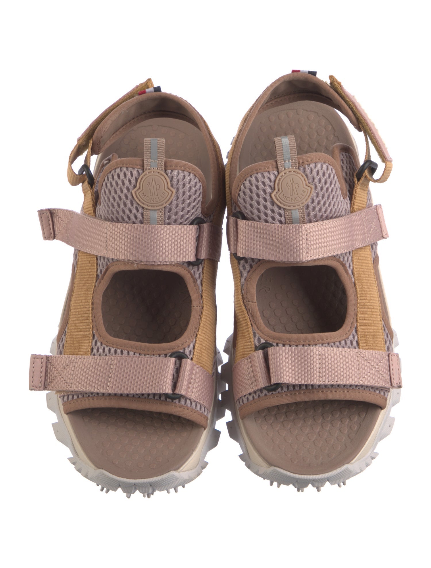 Moncler Mesh Slingback Sandals
