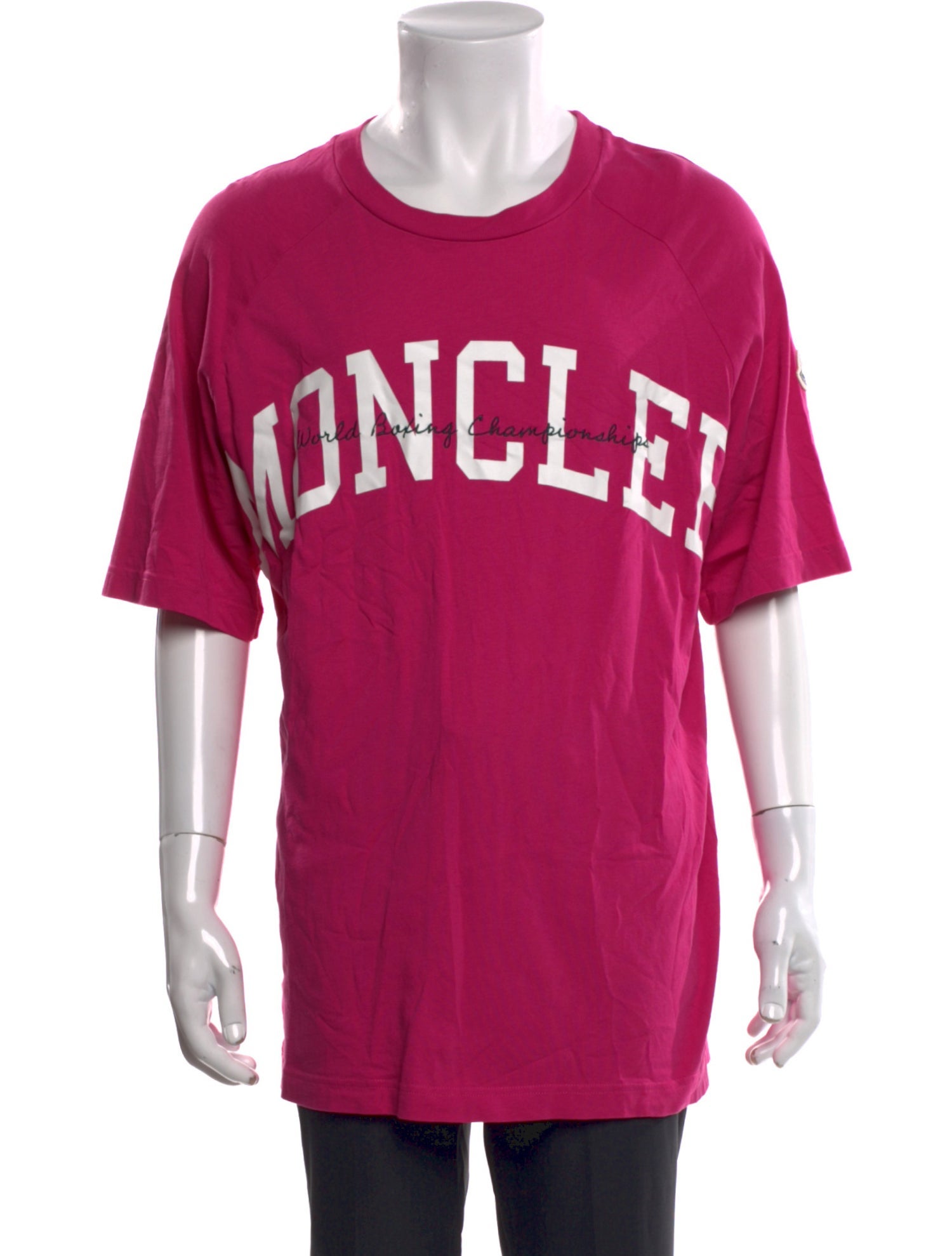 Moncler Graphic Print Crew Neck T-Shirt