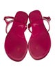 Moncler PVC T-Strap Sandals