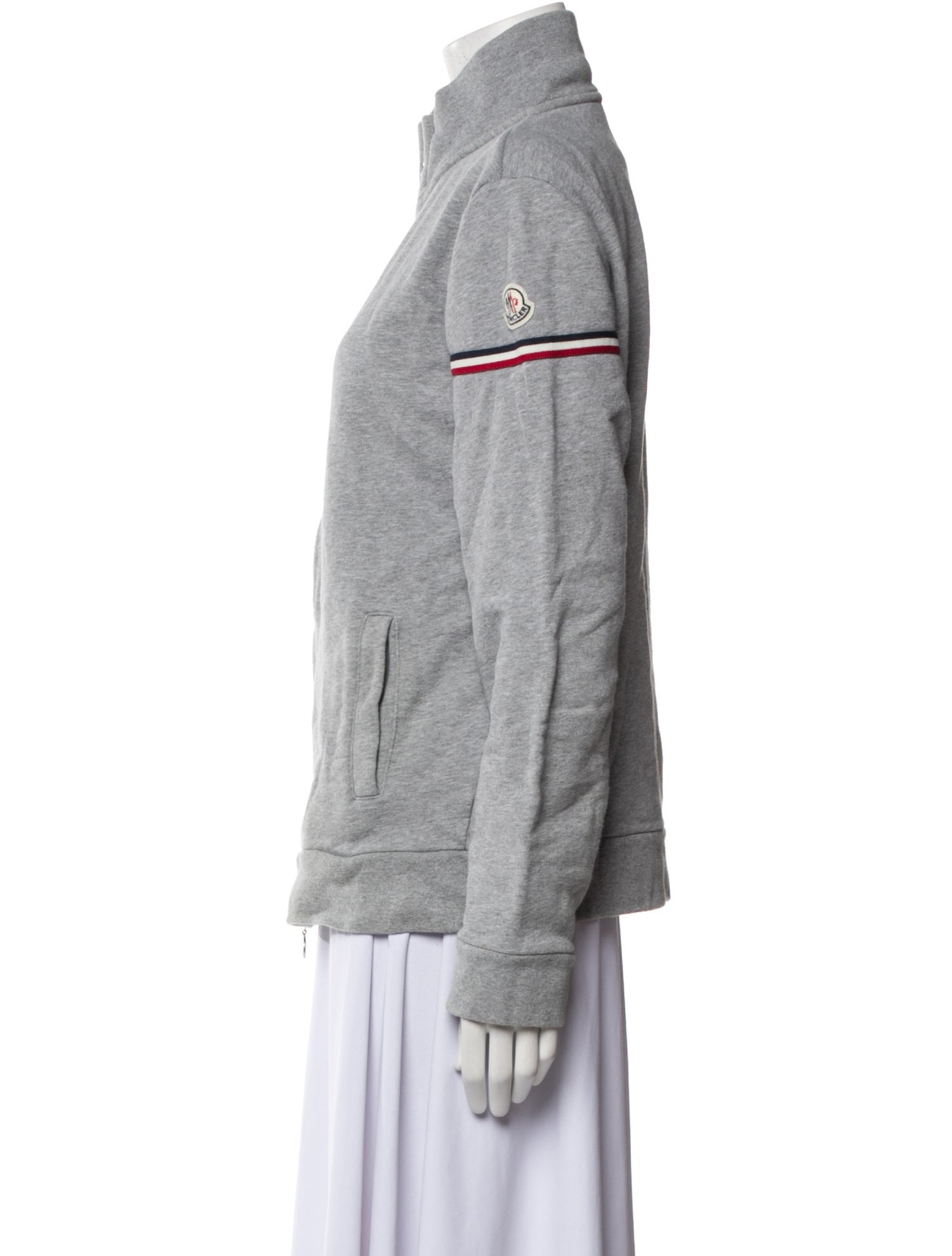 Moncler Mock Neck Long Sleeve Sweatshirt