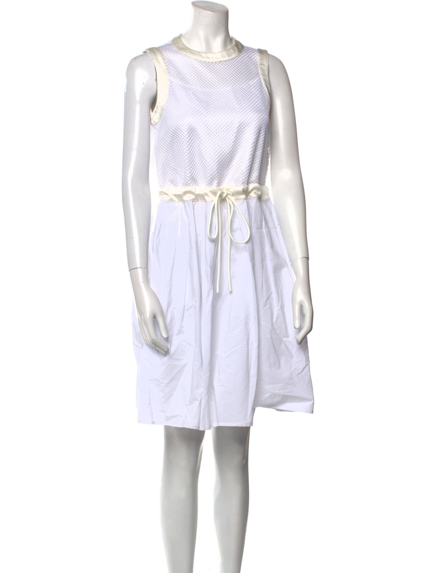 Moncler Crew Neck Knee-Length Dress