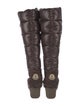 Moncler Quilted Pattern Nylon Boots